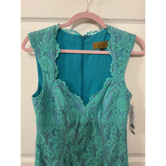 NWT Nicole Miller Full Lace Corset Fitted Silhouette Cocktail Dress, 8 - Picture 3 of 7